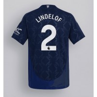 Manchester United Victor Lindelof #2 Vonkajší futbalový dres 2024-25 Krátky Rukáv